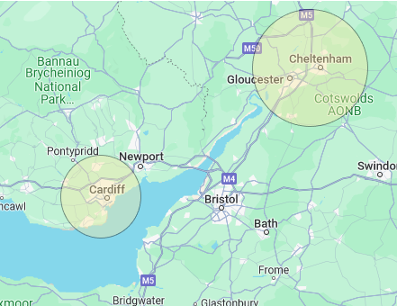 Operating out of Gloucestershire and Cardiff